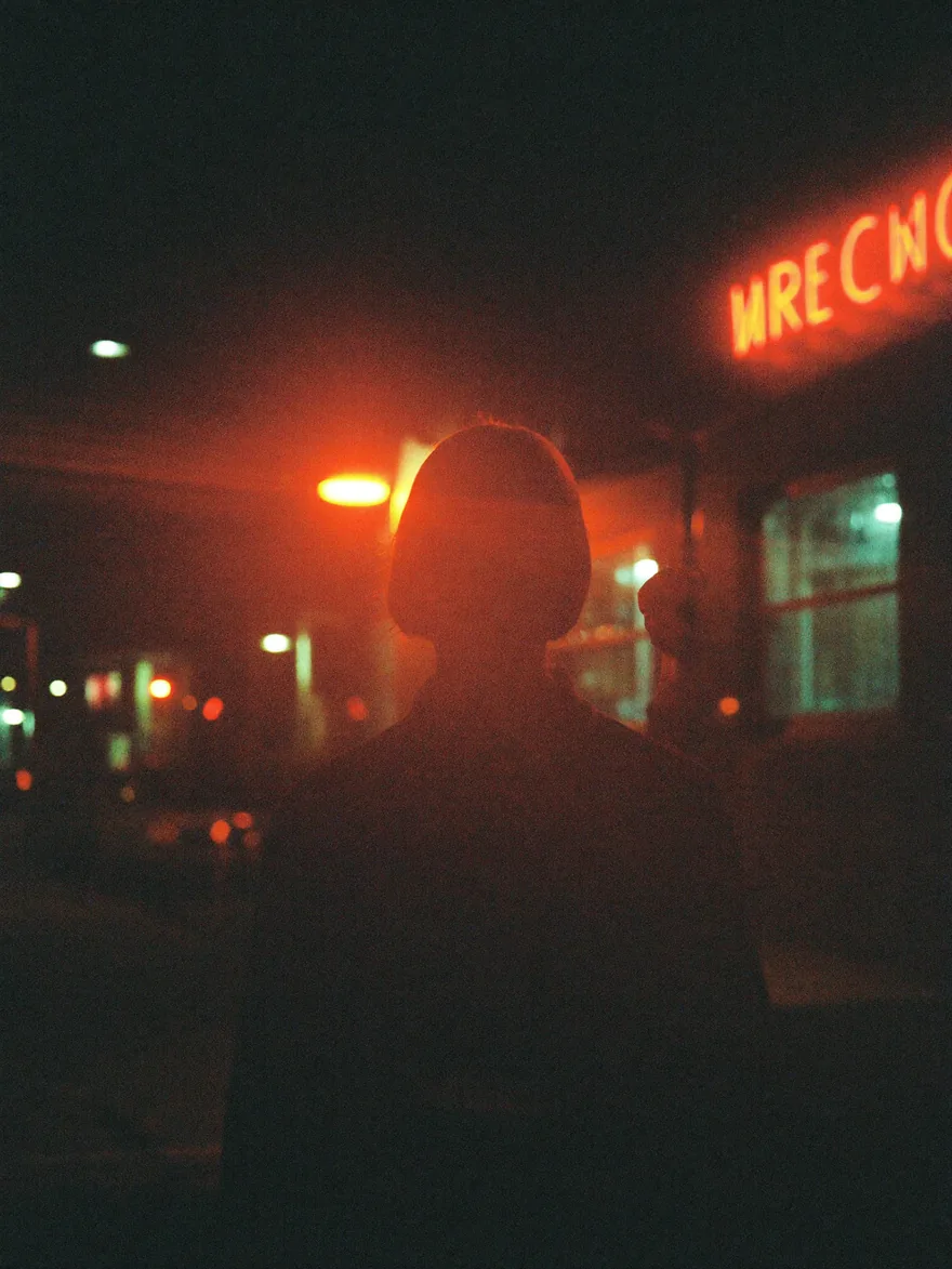 First Sight Cinestill 800T night portrait preview